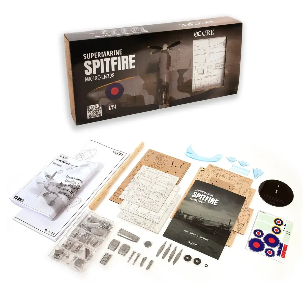 OcCre 1/24 Spitfire MK-IXC-EN398 Model Kit