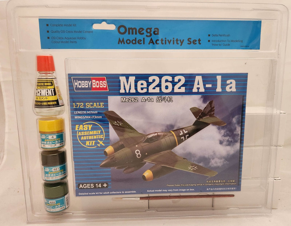 Omega 1/72 Messer Me262 Plastic Model Starter Set**