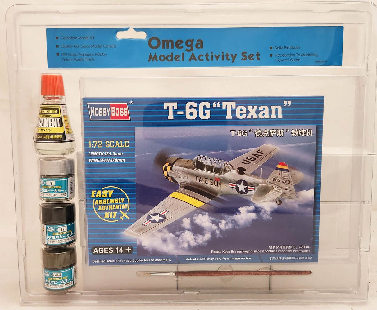 Omega 1/72 T-6 Texan/Wirraway Plastic Model Starter Set**