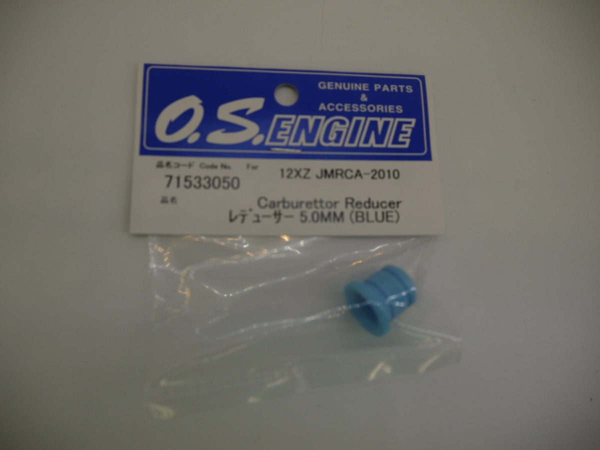 OS Engines Carburettor Reducer 5.0mm Blue