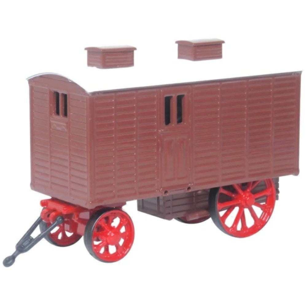 Oxford 1/76 Oo Living Wagon Brown (OO Scale) - Hobbytech Toys