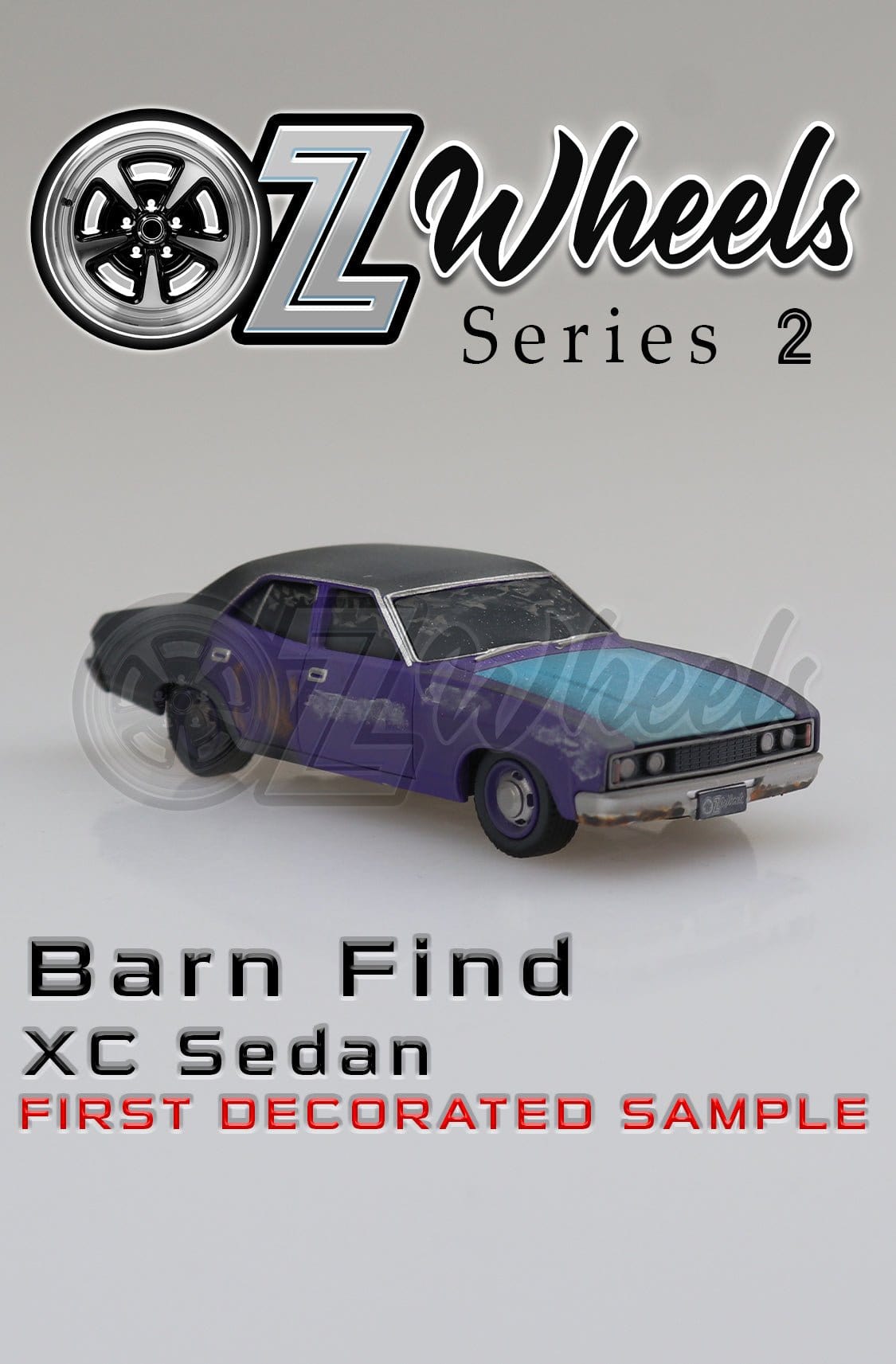 Oz Wheels 1/64 Ford XC Sedan Barn Find Diecast Model (Series 2) - Hobbytech Toys