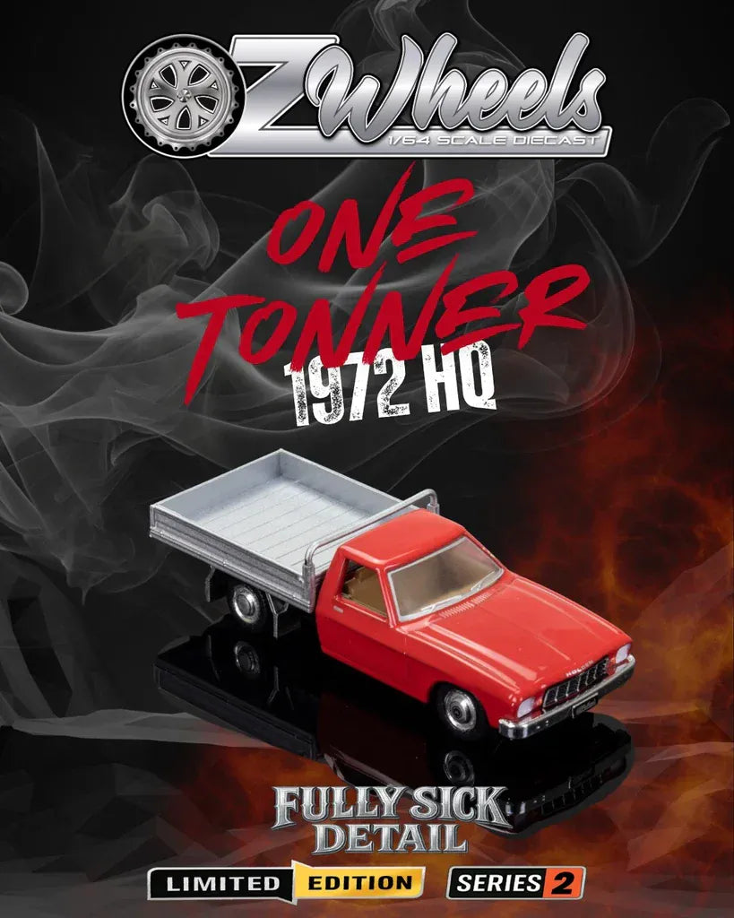 Oz Wheels 1/64 FSD R2 1972 Holden HQ One Tonner - Red