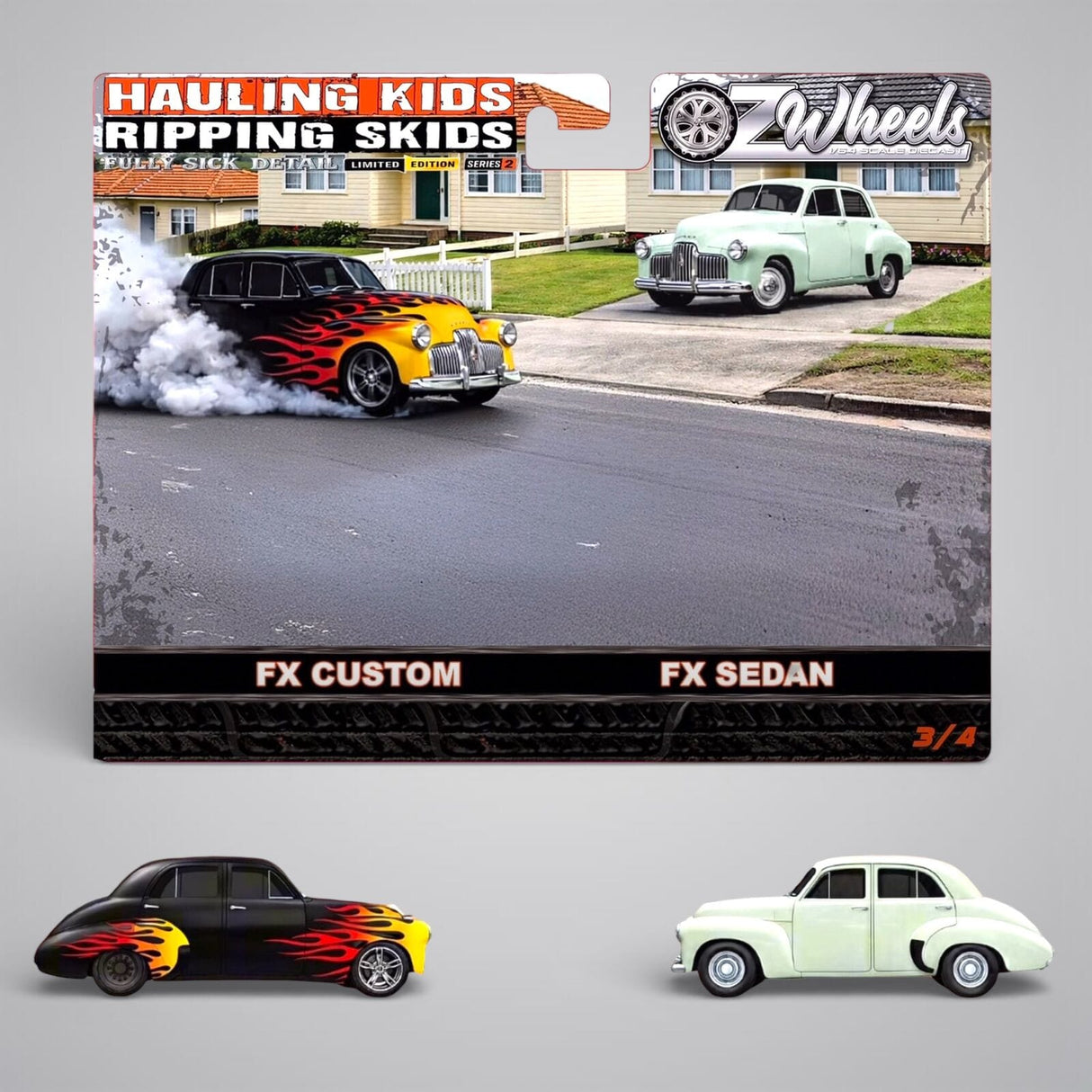Oz Wheels 1/64 FSD R2 Twin Pack Sealed Box Set (8 Assorted Twin Packs)