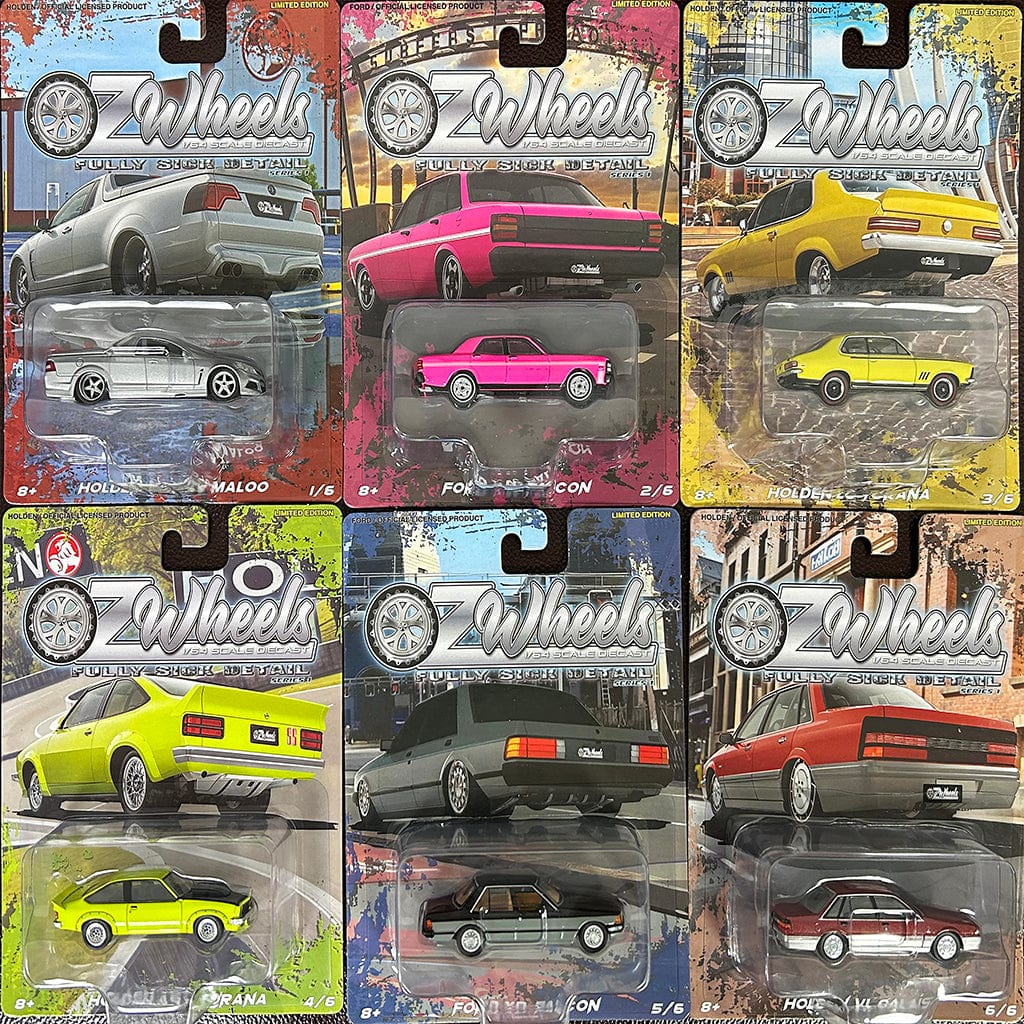Oz Wheels 1/64 Fully Sick Detail Models - 12pc Sealed Box Set
