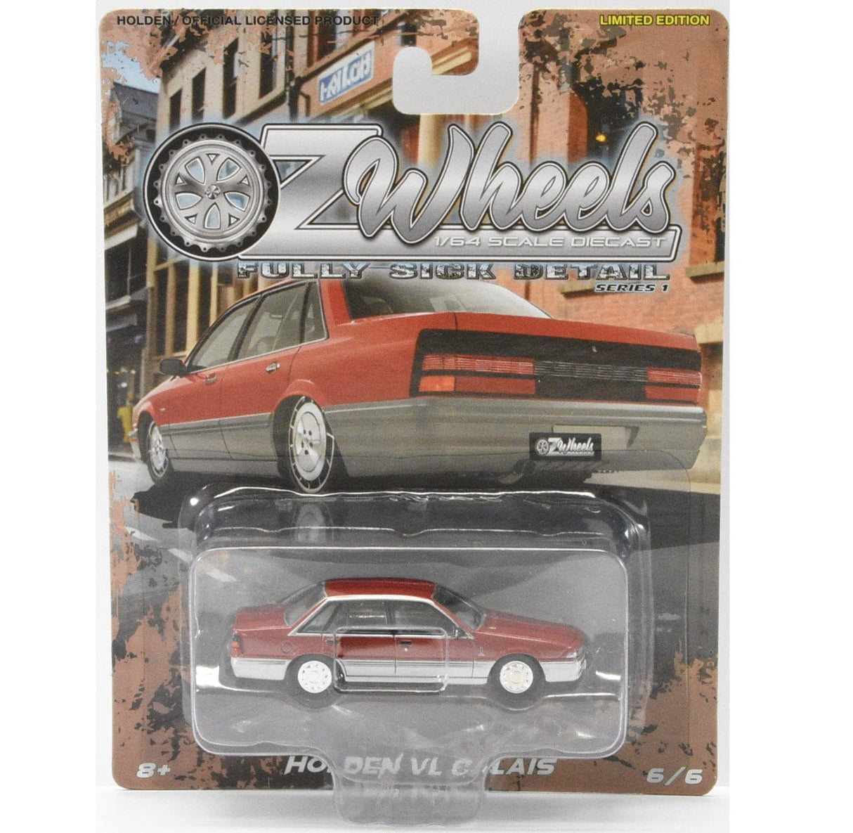 Oz Wheels 1/64 Holden VL Calais Diecast Model
