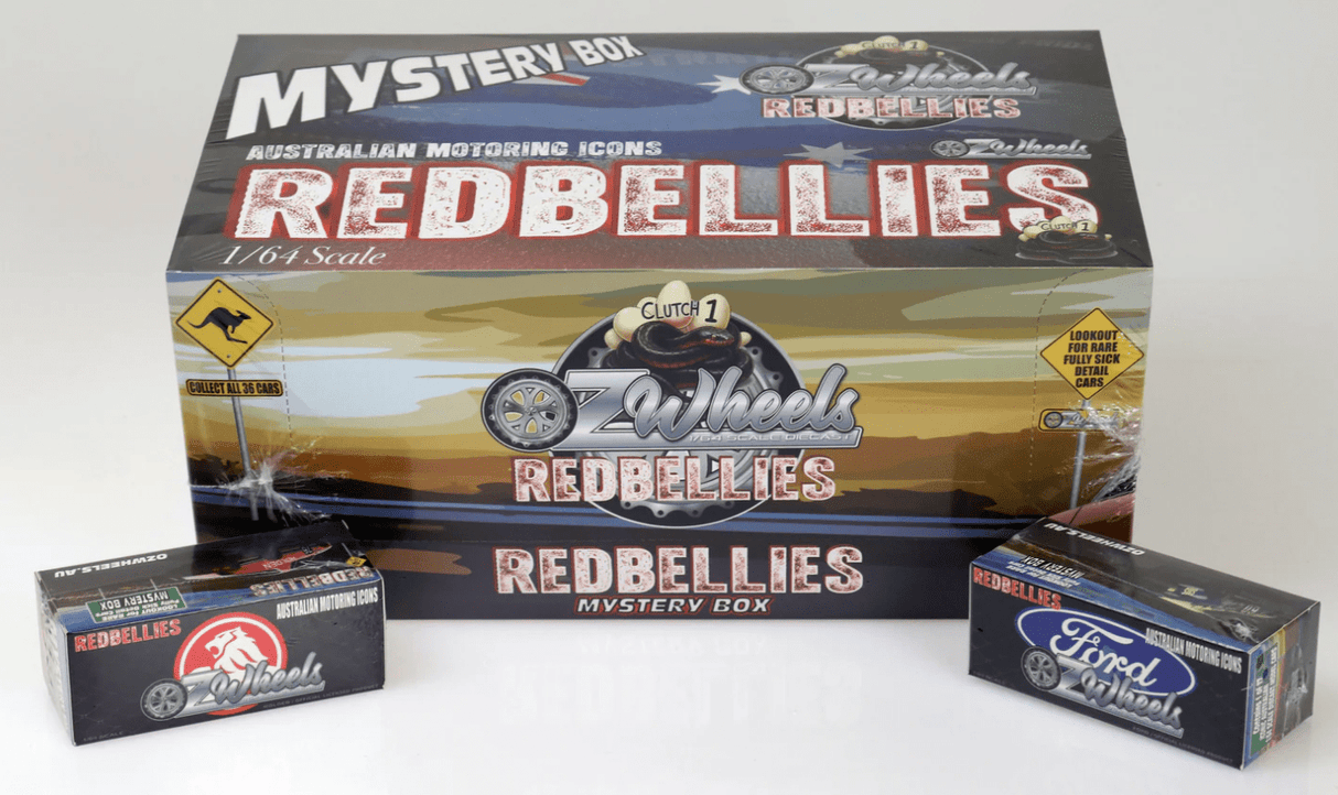 OZ Wheels Red Bellies Mystery Boxes - Sealed 36pc Box - Hobbytech Toys