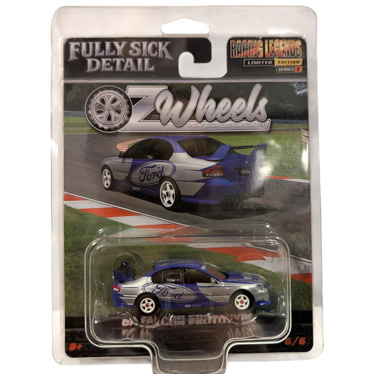 OZWheels 1/64 Scale Ford BA Falcon Sedan Prototype In Protector
