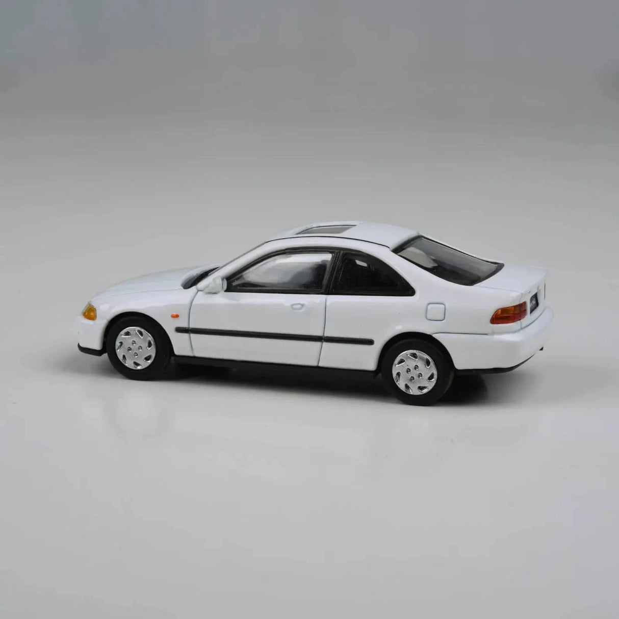 Para64 1/64 95 Honda Civic Coupe EJ1 White RHD Diecast Model Car
