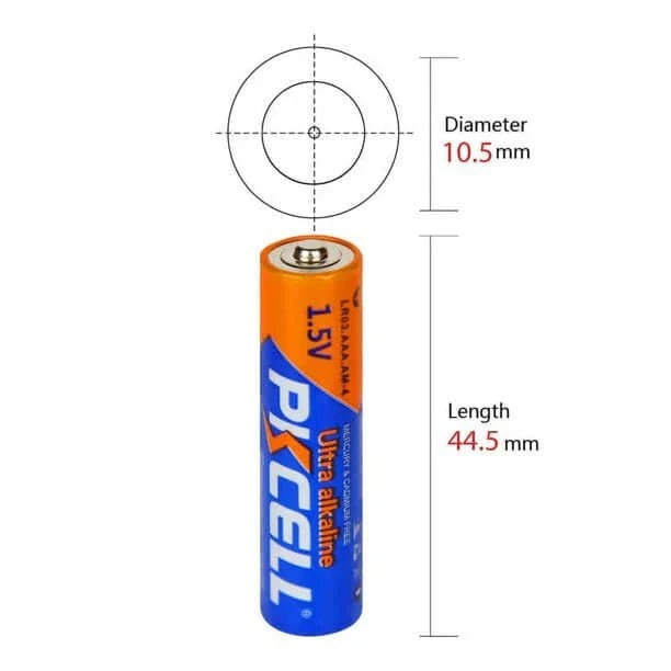 PK Cell AAA 1.5v Ultra Digital Heavy Duty Alkaline Batteries (4pcs) - Hobbytech Toys