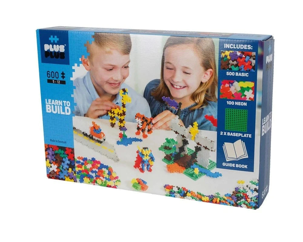 Plus - Plus - Basic - Learn to Build - 600 pcs - Hobbytech Toys