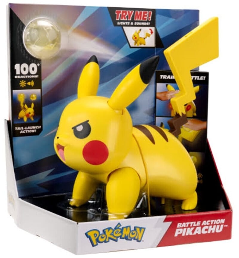 Pokemon Deluxe Feature Figure - Battle Action Pikachu