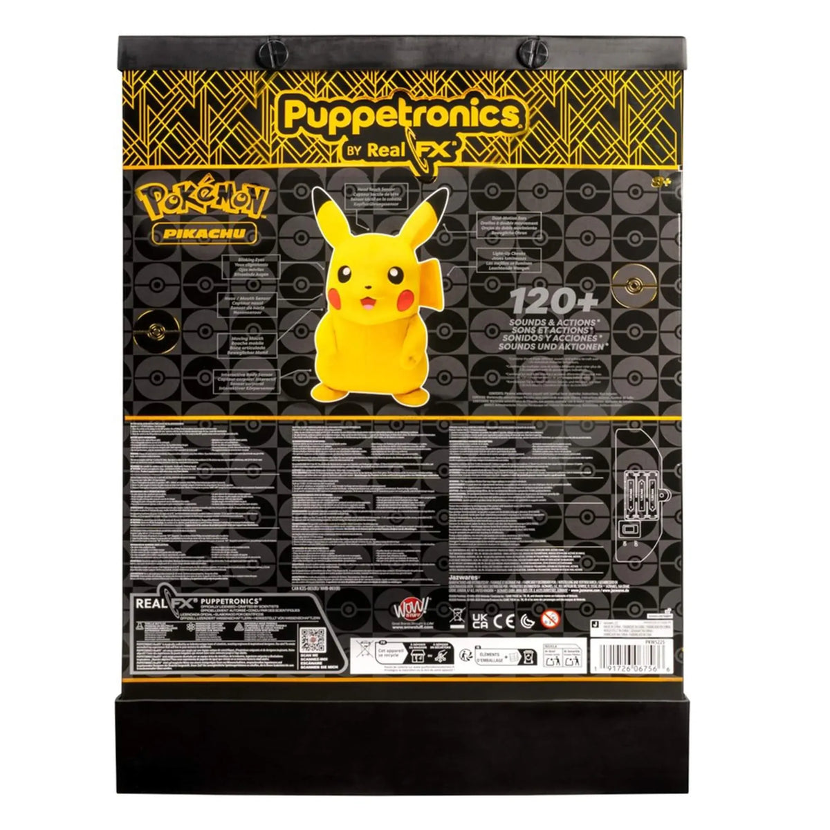 Pokemon Puppetronic Plush - Puppetronic Pikachu