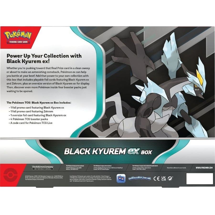 Pokemon TCG Black Kyurem Ex Box