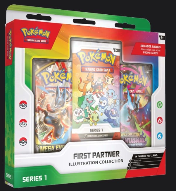 Pokemon TCG First Partner Illustration Collection - Series 1**