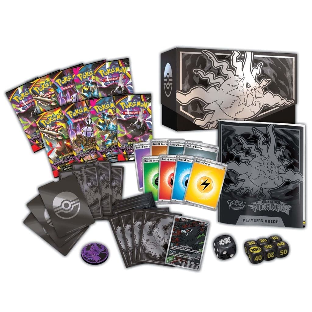 Pokemon TCG Mega Evolutions 5 Pitch Black Elite Trainer Box