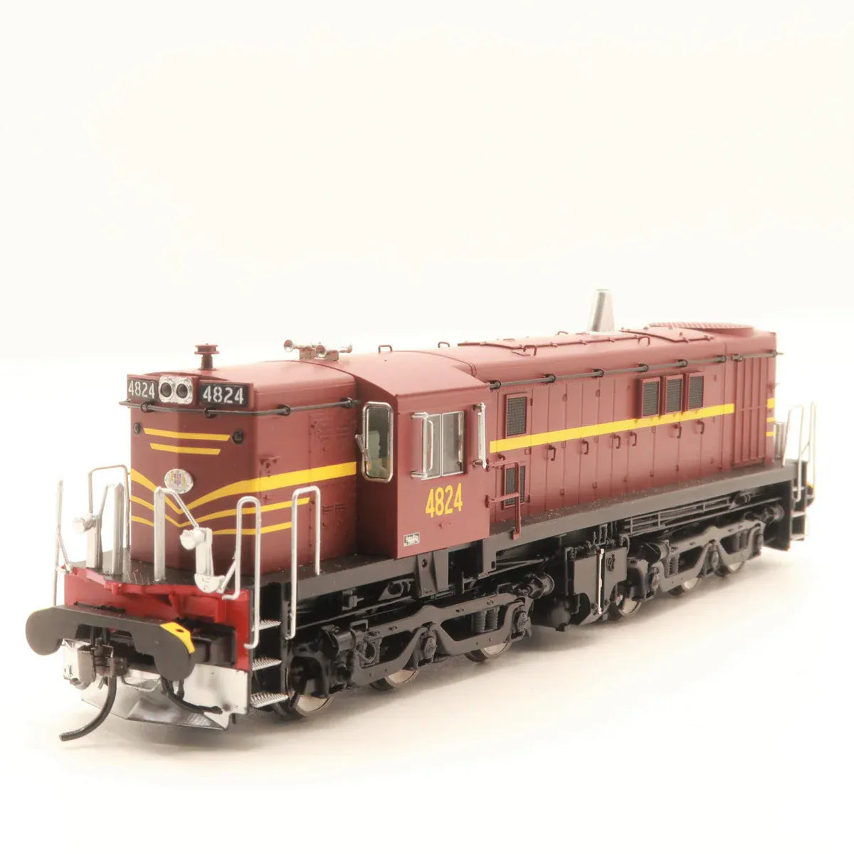 Powerline HO Scale 48 Class Mk1 Indian Red #4824 - DCC & Sound Fitted