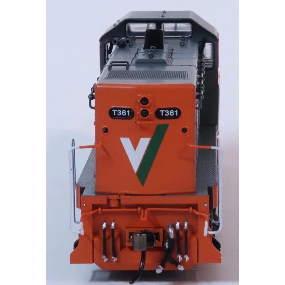 Powerline PTDS2 - 2 - 361 HO Scale V/Line Tangerine and Grey T - Class Series 2 (T3) T361 with Cut Away Valance (DCC/Sound) - Hobbytech Toys