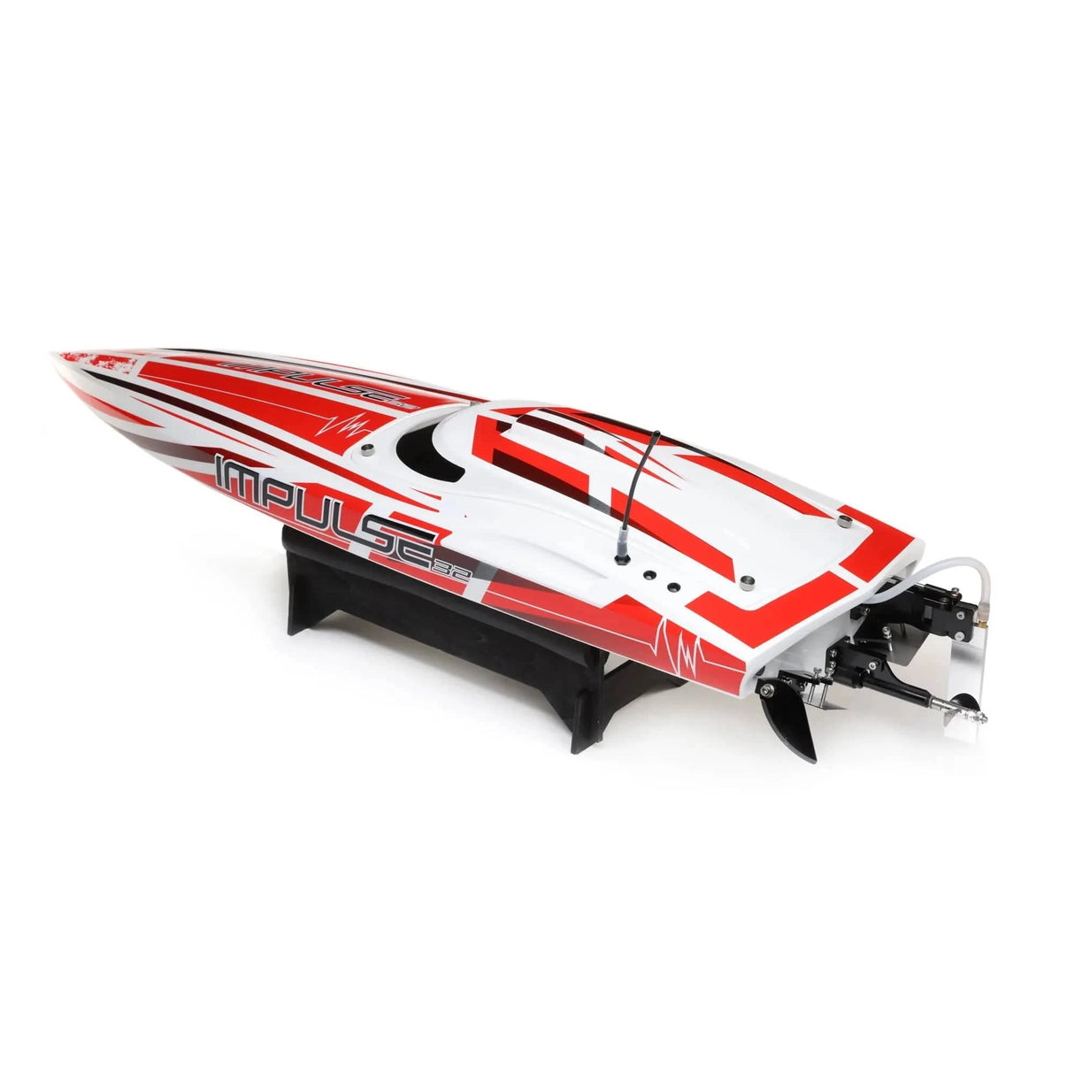 Pro Boat Impulse 32 RC Boat with Smart Technology RTR White / Red - Hobbytech Toys