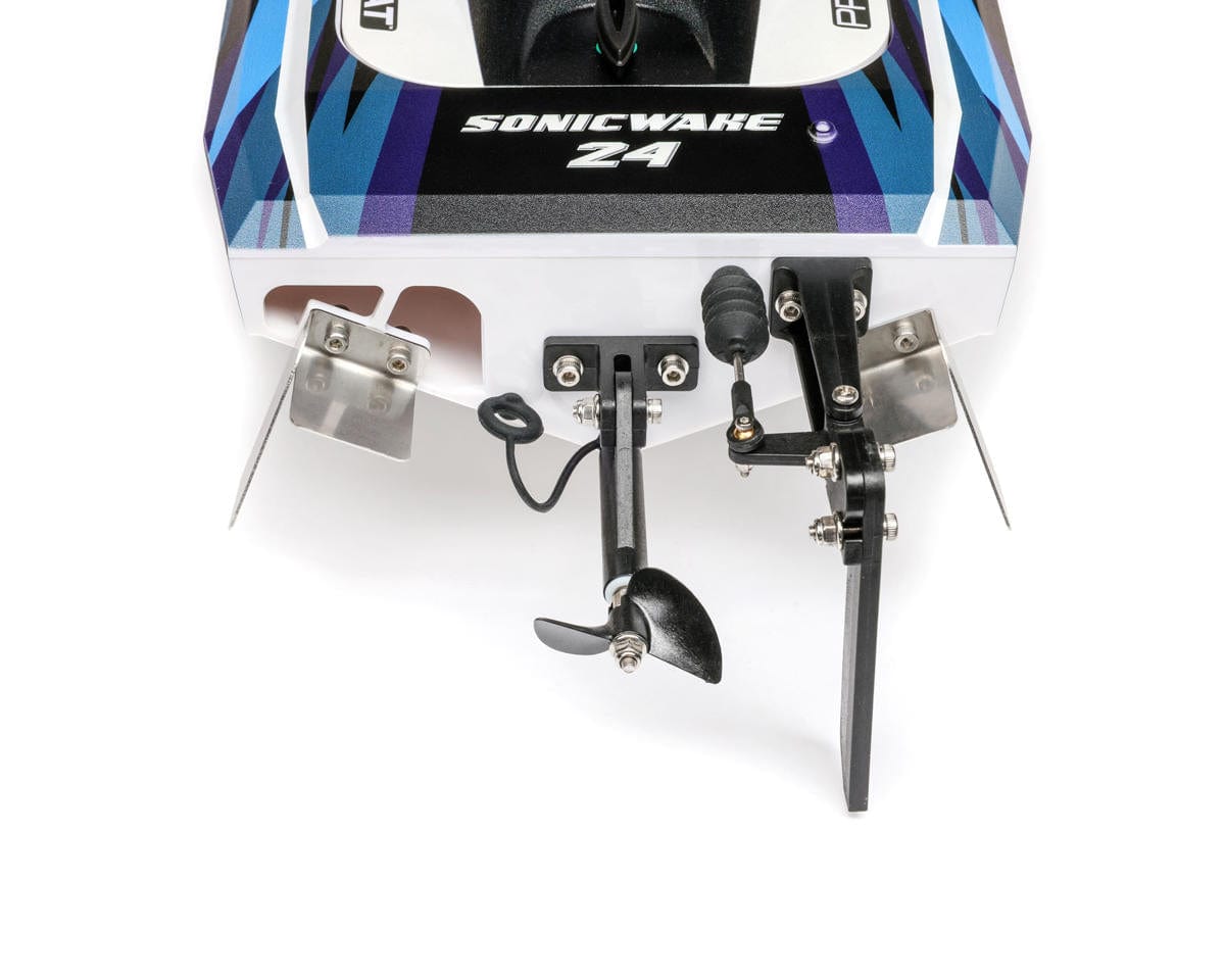 Pro Boat Sonicwake 24inch Self-Righting Brushless Deep-V Boat RTR - Blue**