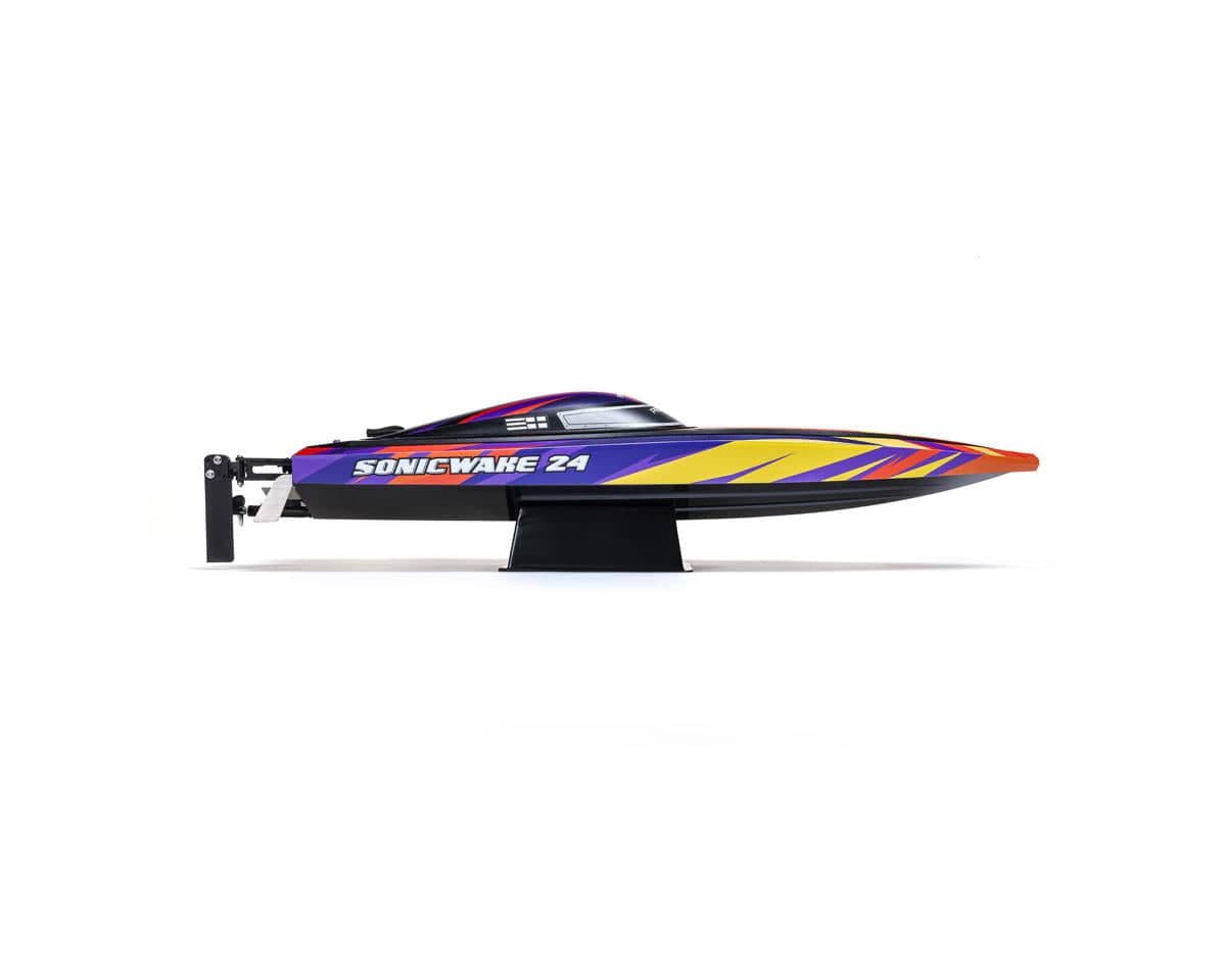 Pro Boat Sonicwake 24inch Self-Righting Brushless Deep-V Boat RTR - Red**
