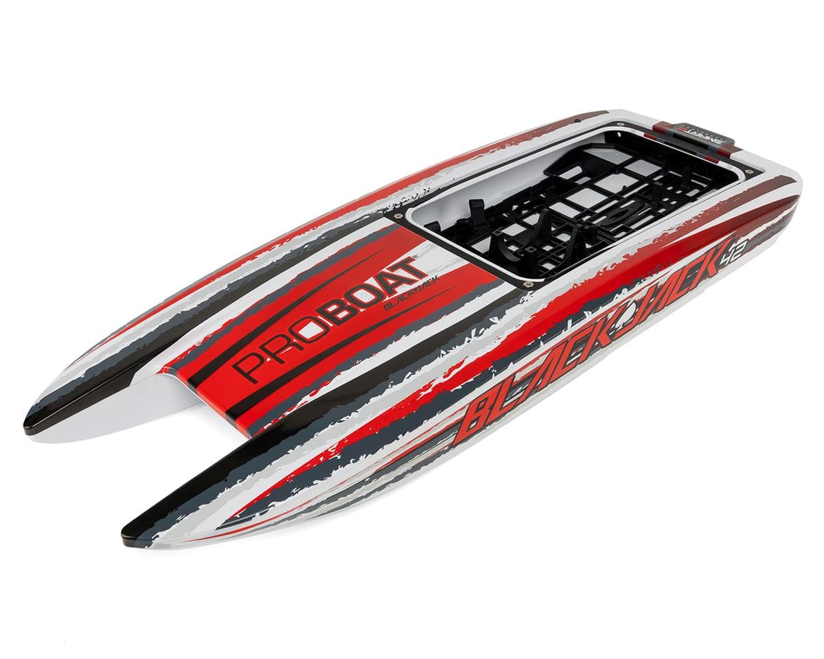 Pro Boat Blackjack 42 White Hull with Inserts PRB281123