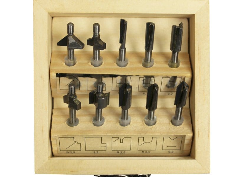 PROXXON 29020 Wood Router Bits - 3.2mm Shaft (10pcs) - Hobbytech Toys