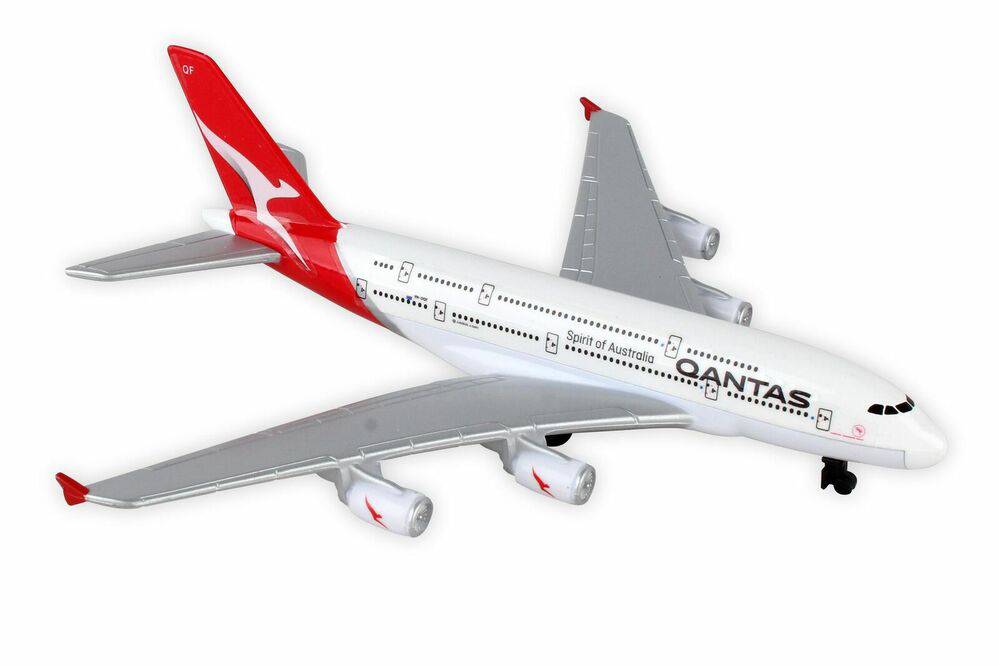 Qantas A380 Diecast Toy Plane - Hobbytech Toys