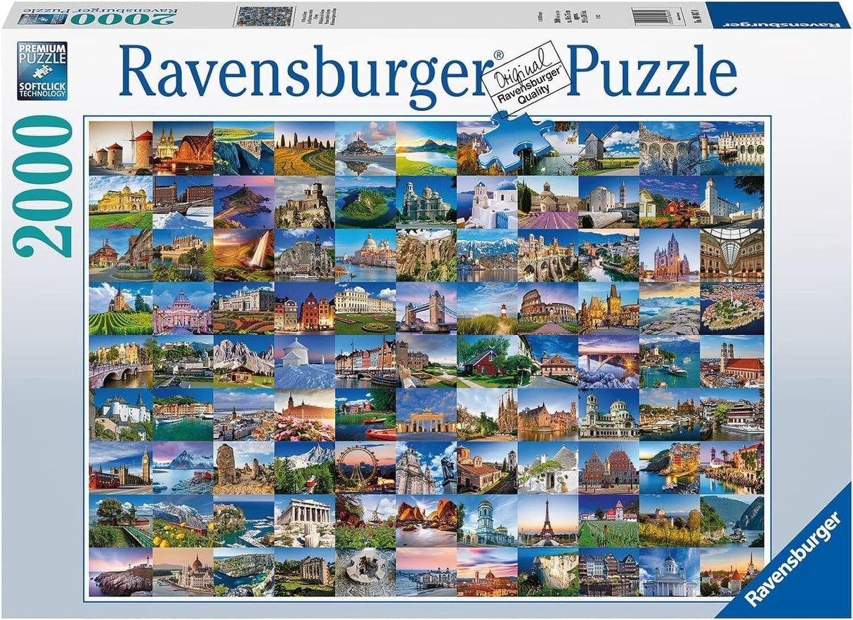 Ravensburger 99 Places in Europe 2000pc Puzzle