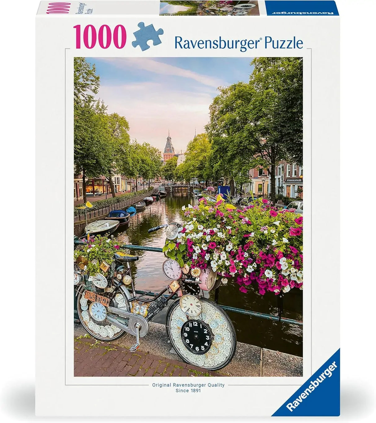 Ravensburger Bicycle and Flowers in Amsterdam 1000 Pieces