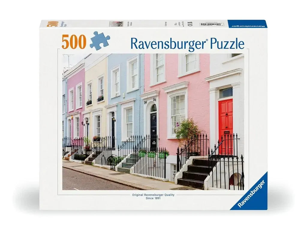 Ravensburger Colourful London Townhouses 500pc Puzzle