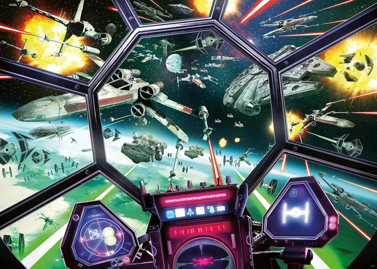 Ravensburger Disney Star Wars TIE Fighter Cockpit 1000pc Puzzle