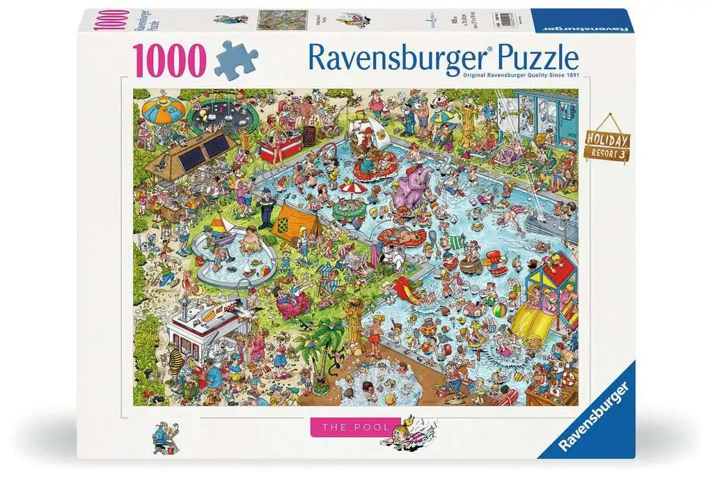 Ravensburger Holiday Resort 3 The Pool 1000pc Puzzle