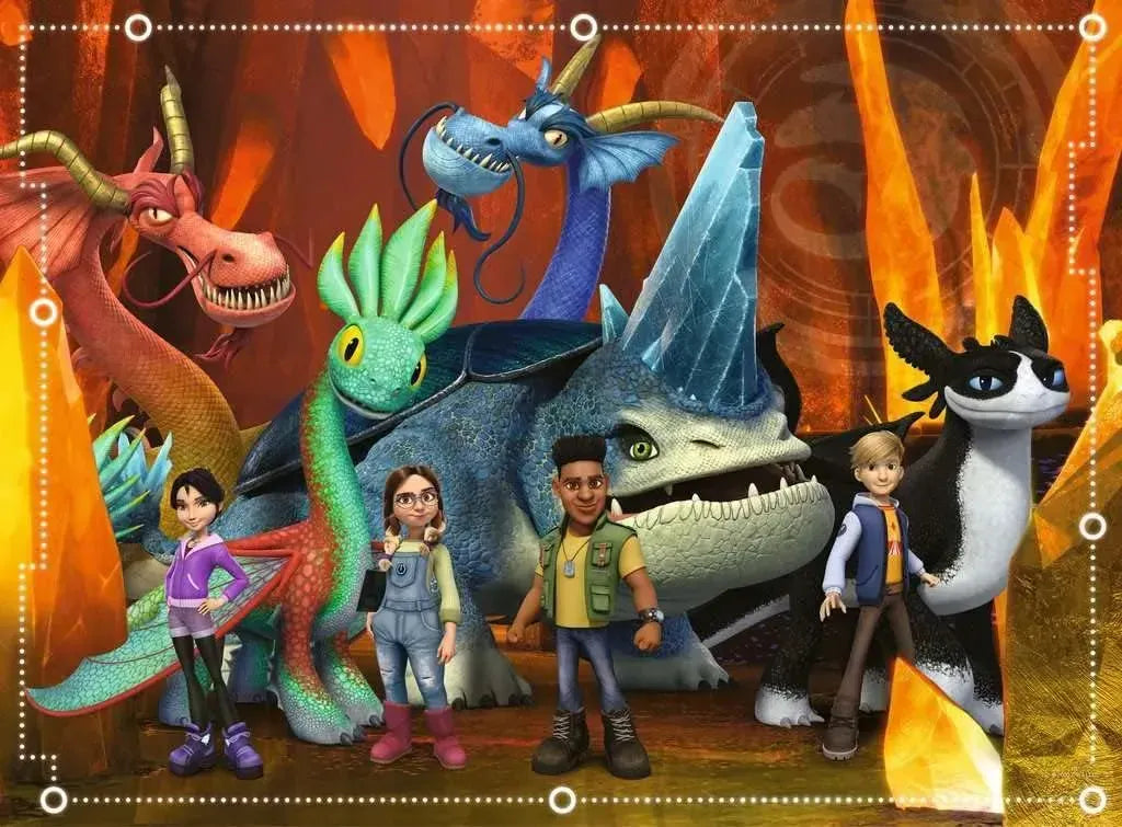 Ravensburger How To Train Your Dragons Realms 100 Pieces