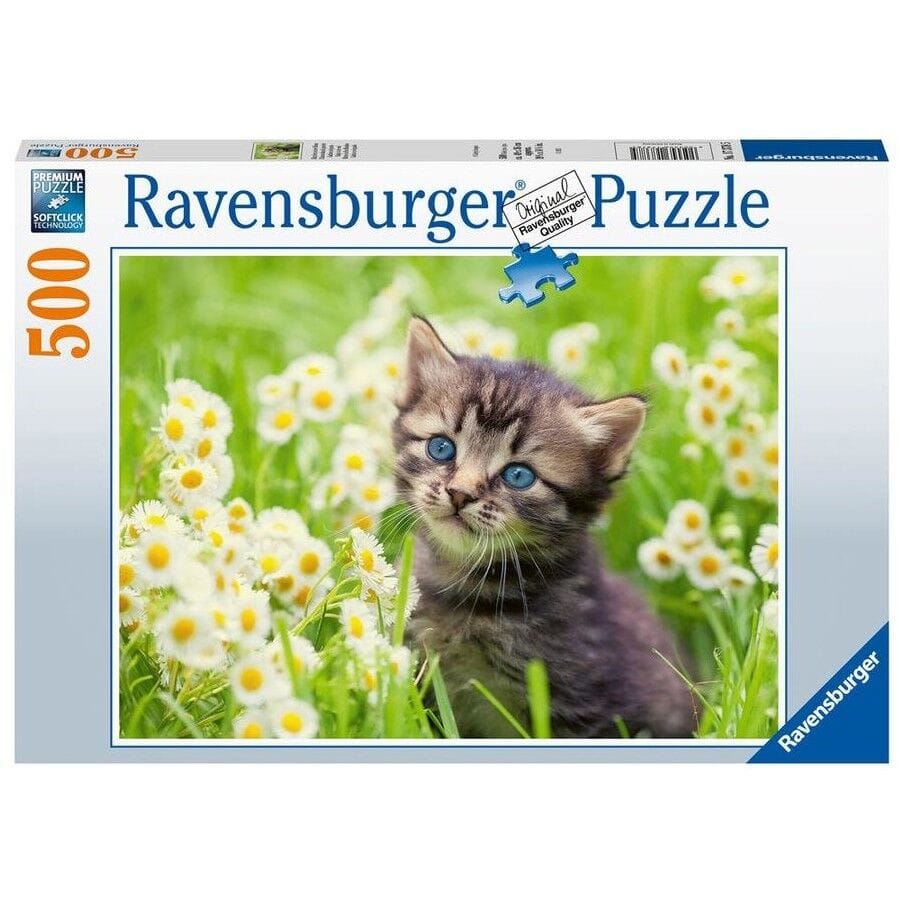 Ravensburger Kitten in the Meadow 500pc Puzzle