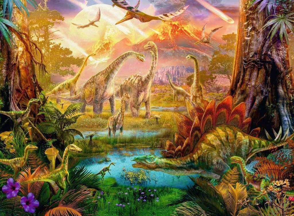 Ravensburger Land of the Dinosaurs 500pc Puzzle