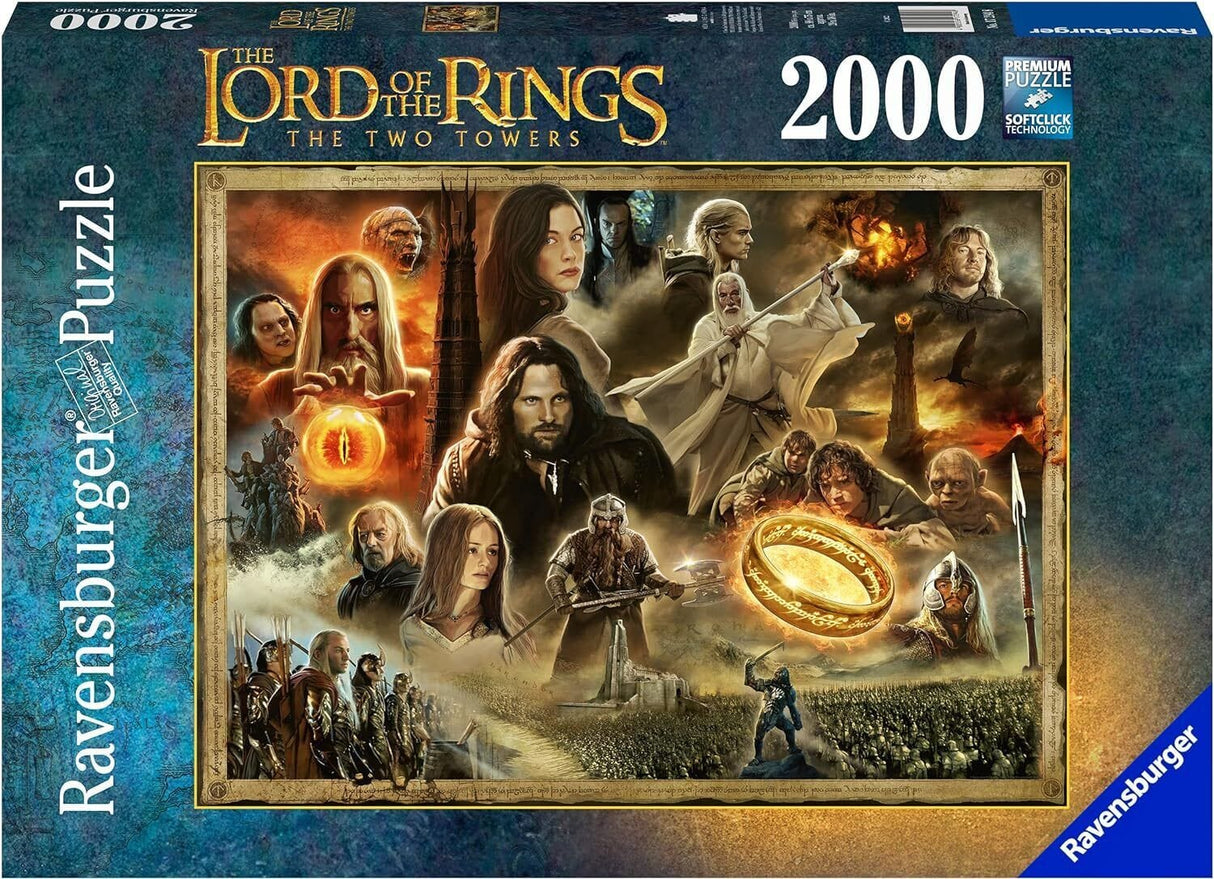 Ravensburger Lord of the Rings Two Towers 2000pc Puzzle