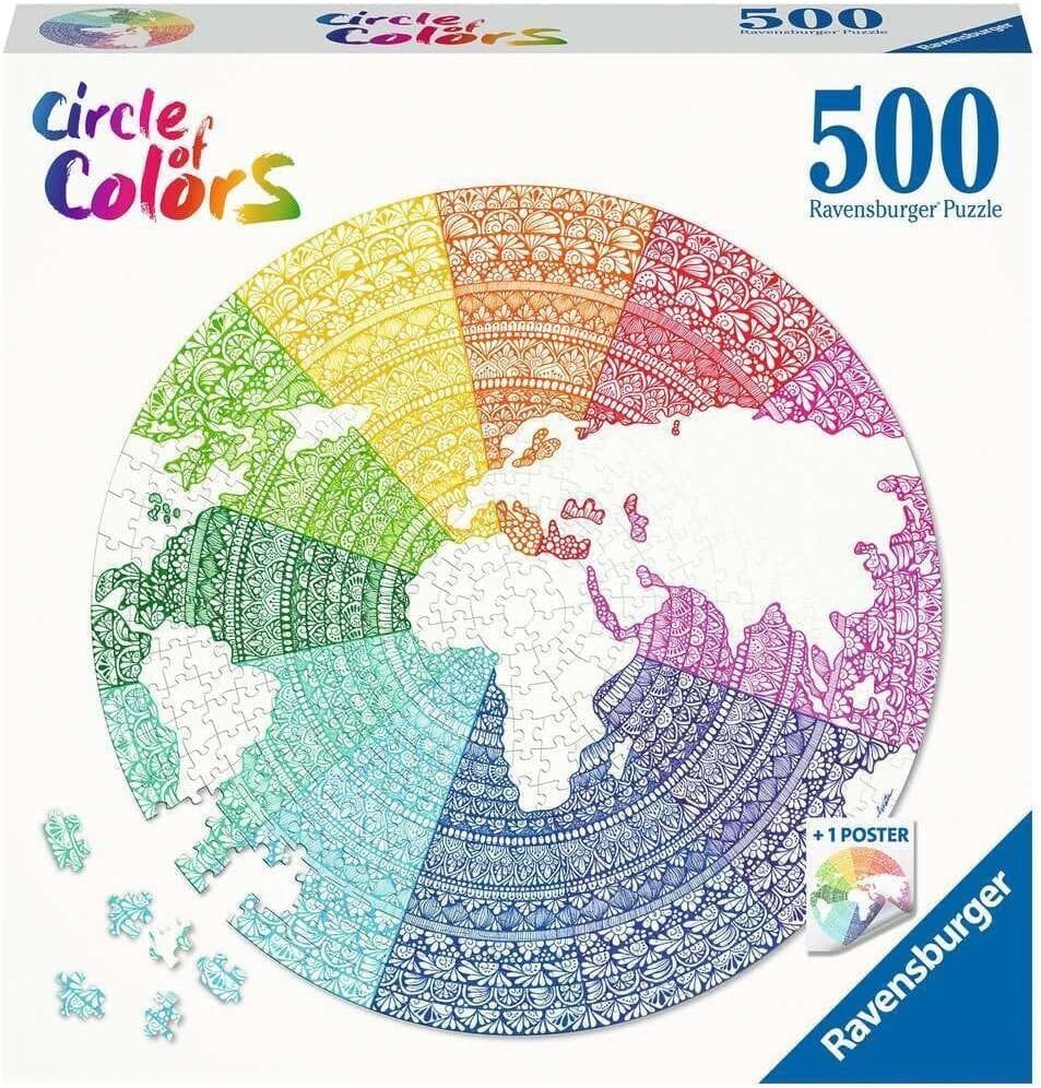Ravensburger Mandala Circle 500pc Puzzle