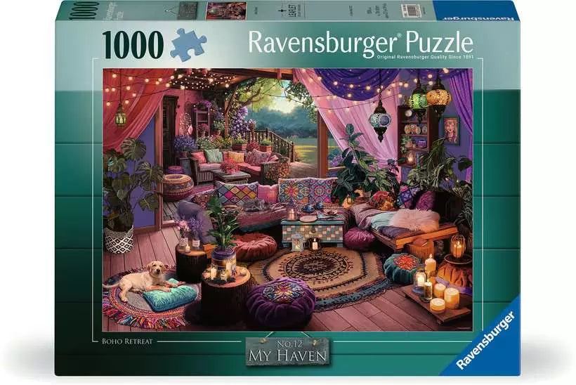 Ravensburger My Haven No.12 Boho Retreat 1000pc Puzzle
