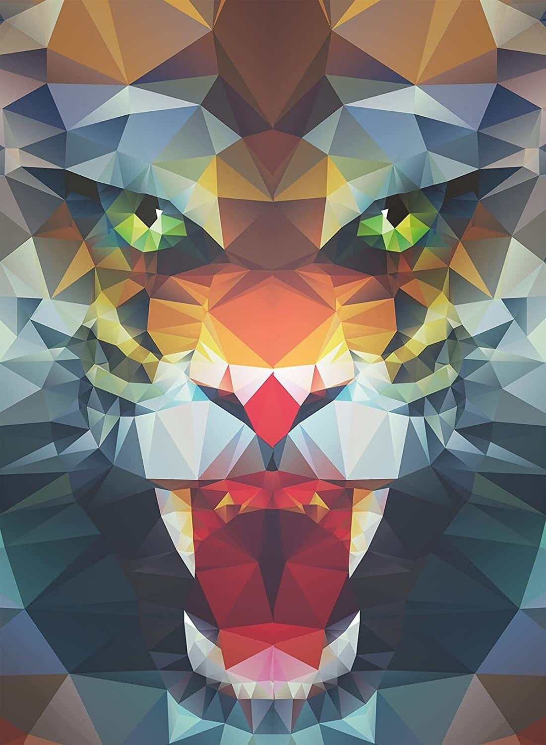 Ravensburger Polygon Lion 500pc Puzzle