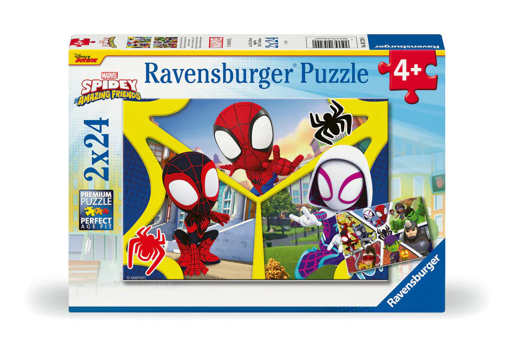 Ravensburger - Spidey and his Amazing Friends 2x24pc