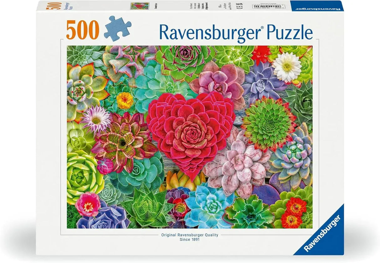 Ravensburger Succulent Love 500pc Puzzle