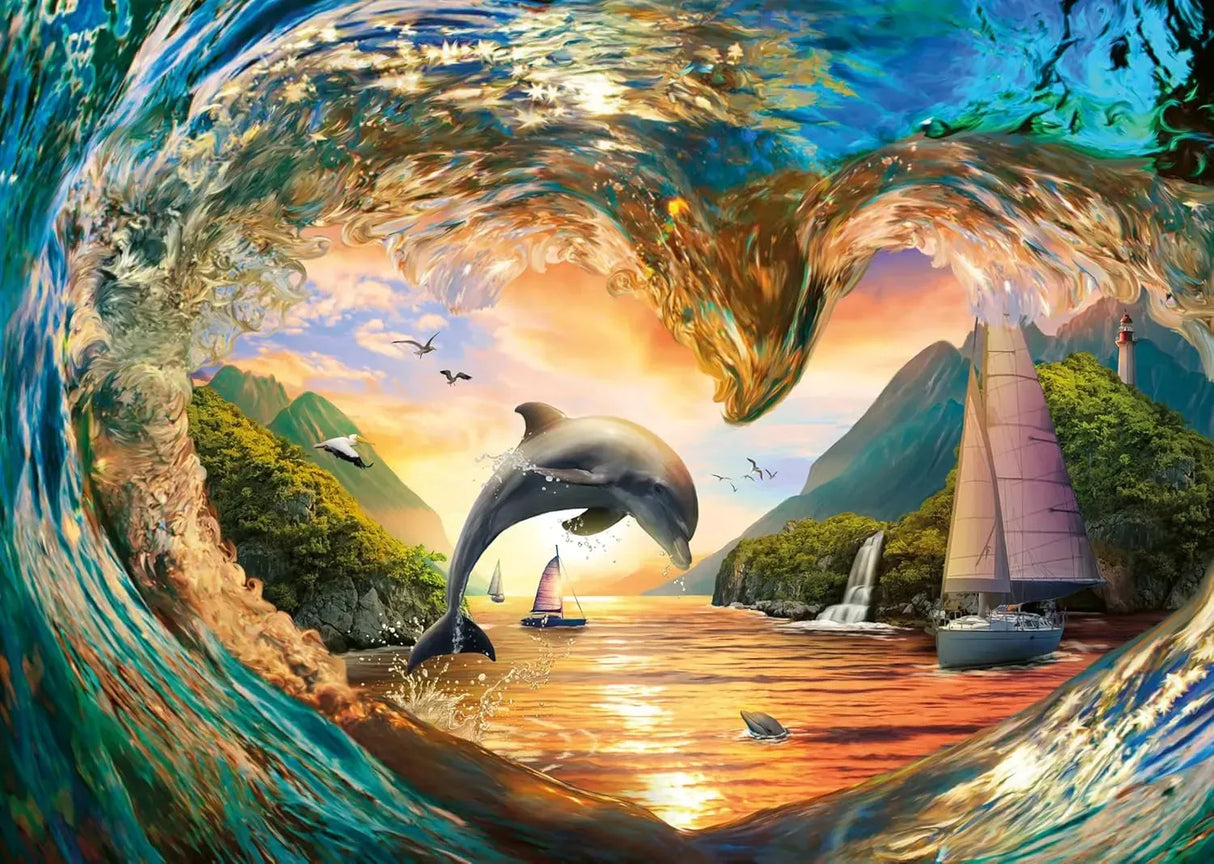 Ravensburger Sunset Splash 1000pc Puzzle