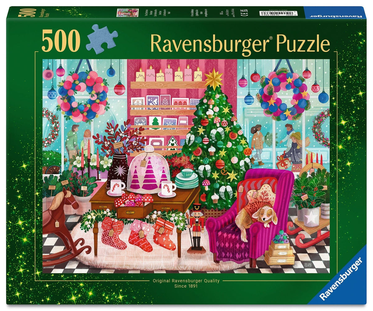 Ravensburger The Christmas Boutique puzzle packaging front of box