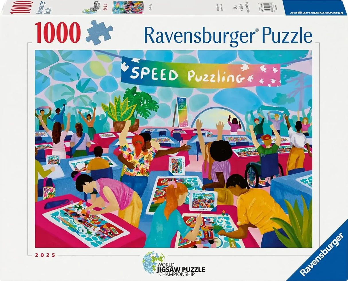 Ravensburger WJPC25: Speed Puzzling 1000pc Puzzle