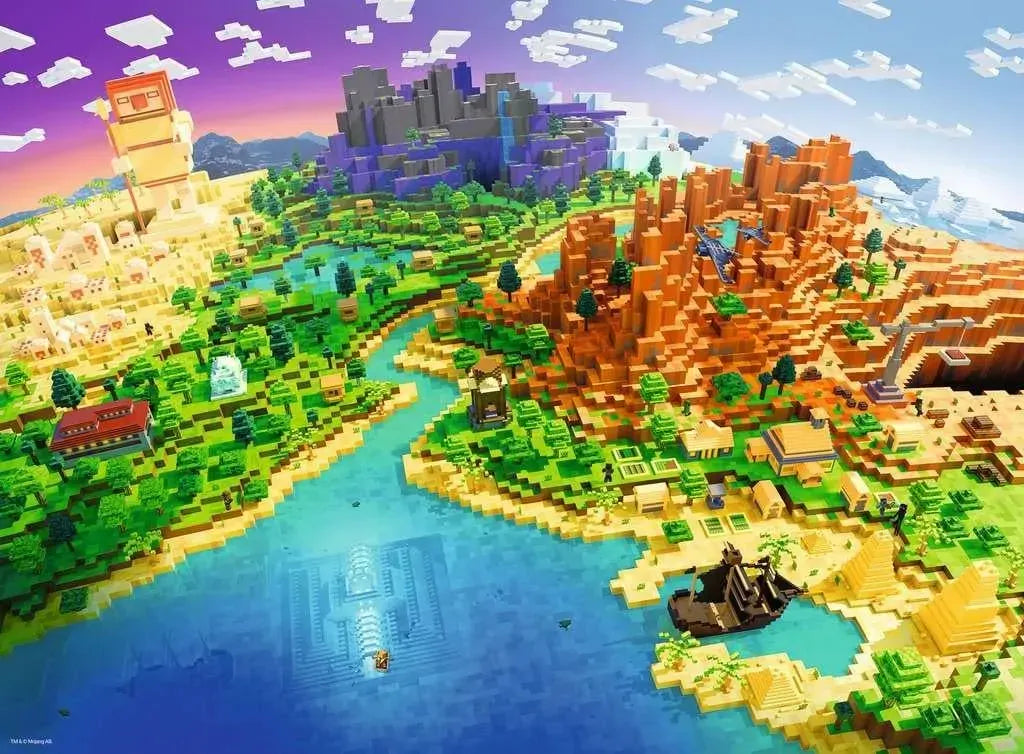 Ravensburger - World of Minecraft 500pc Puzzle