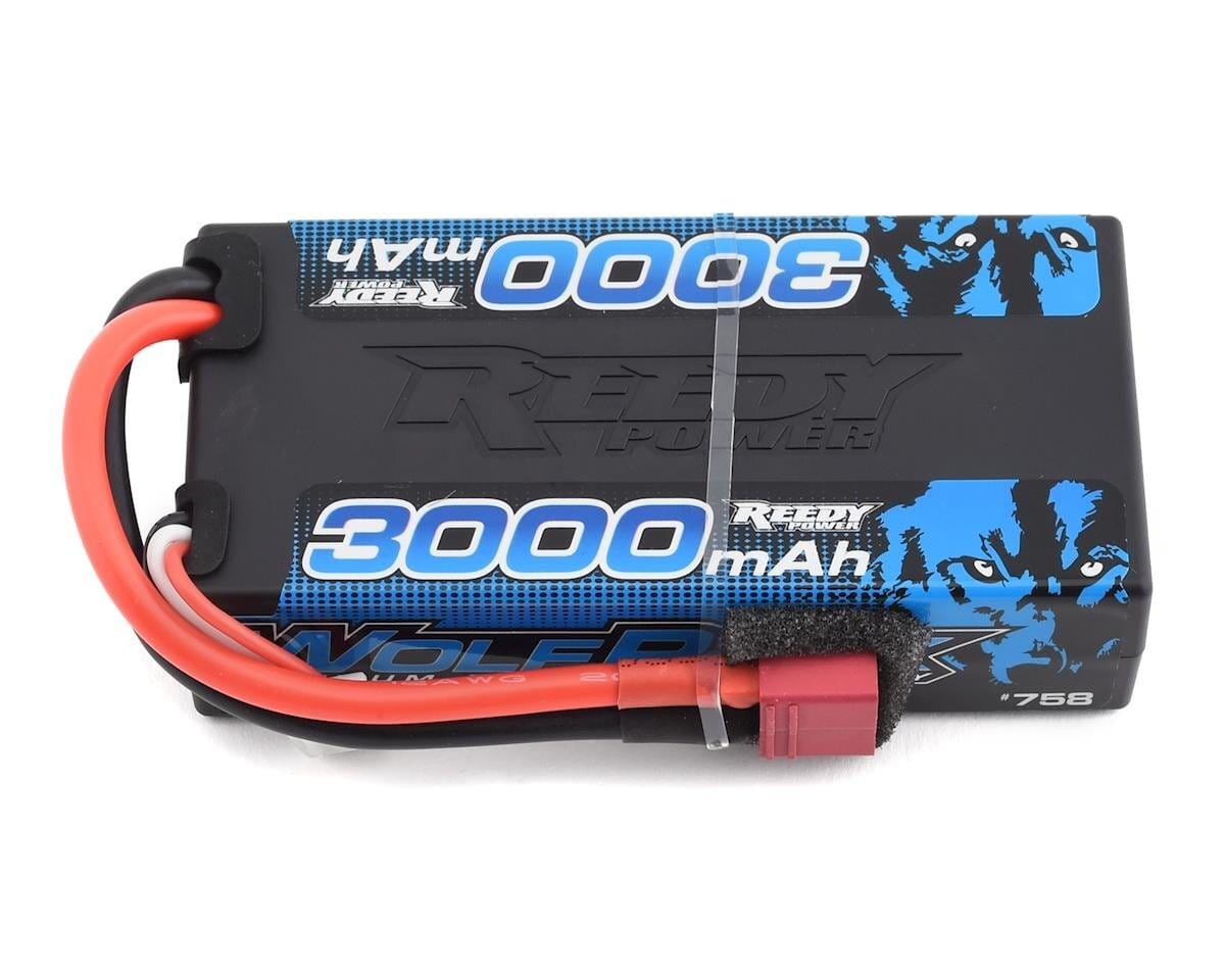 Reedy WolfPack LiPo 3000mAh 30C 7.4V Shorty with T-plug 0758