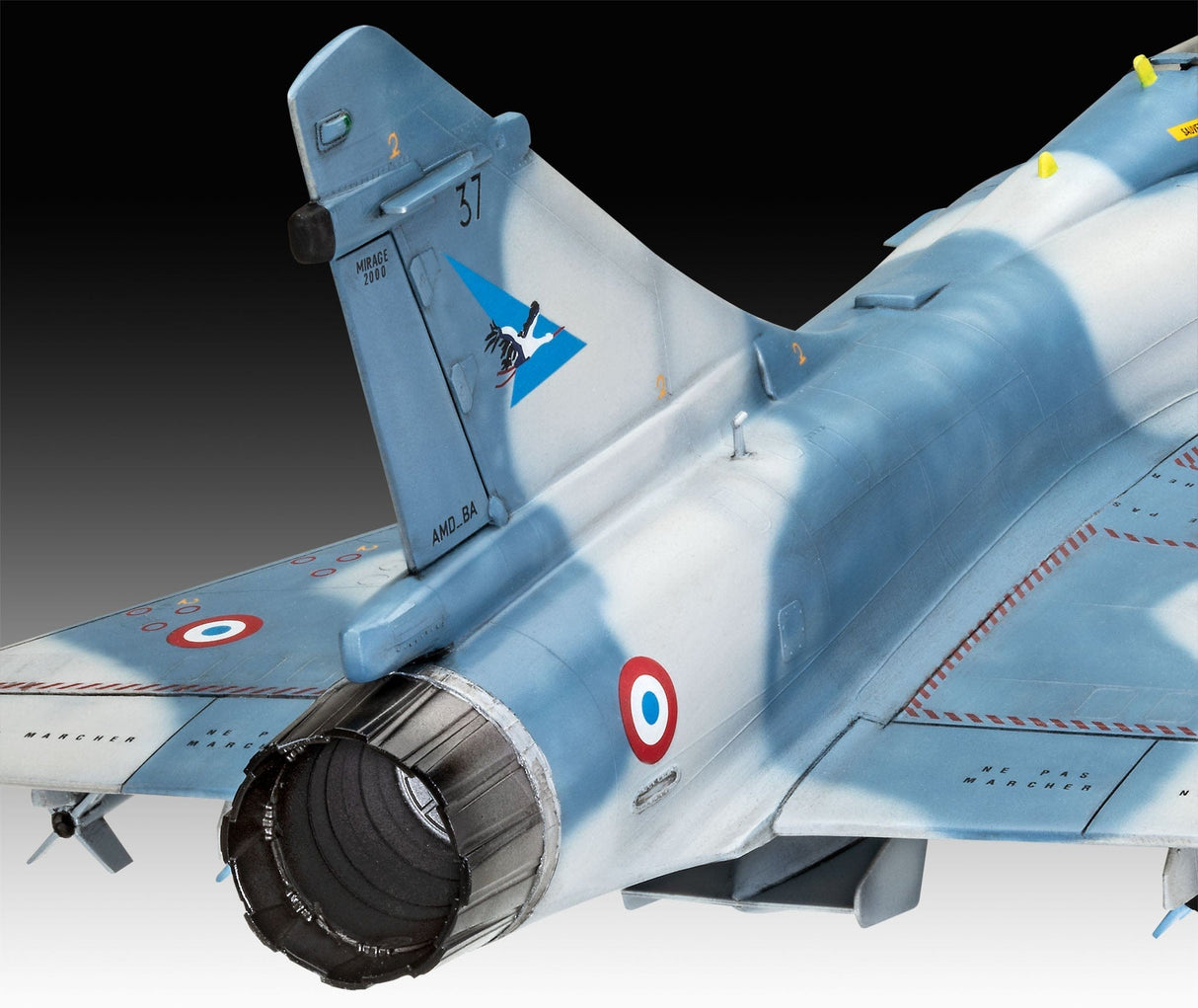 Revell 03813 1/48 Dassault Mirage 2000C Plastic Model Kit - Hobbytech Toys