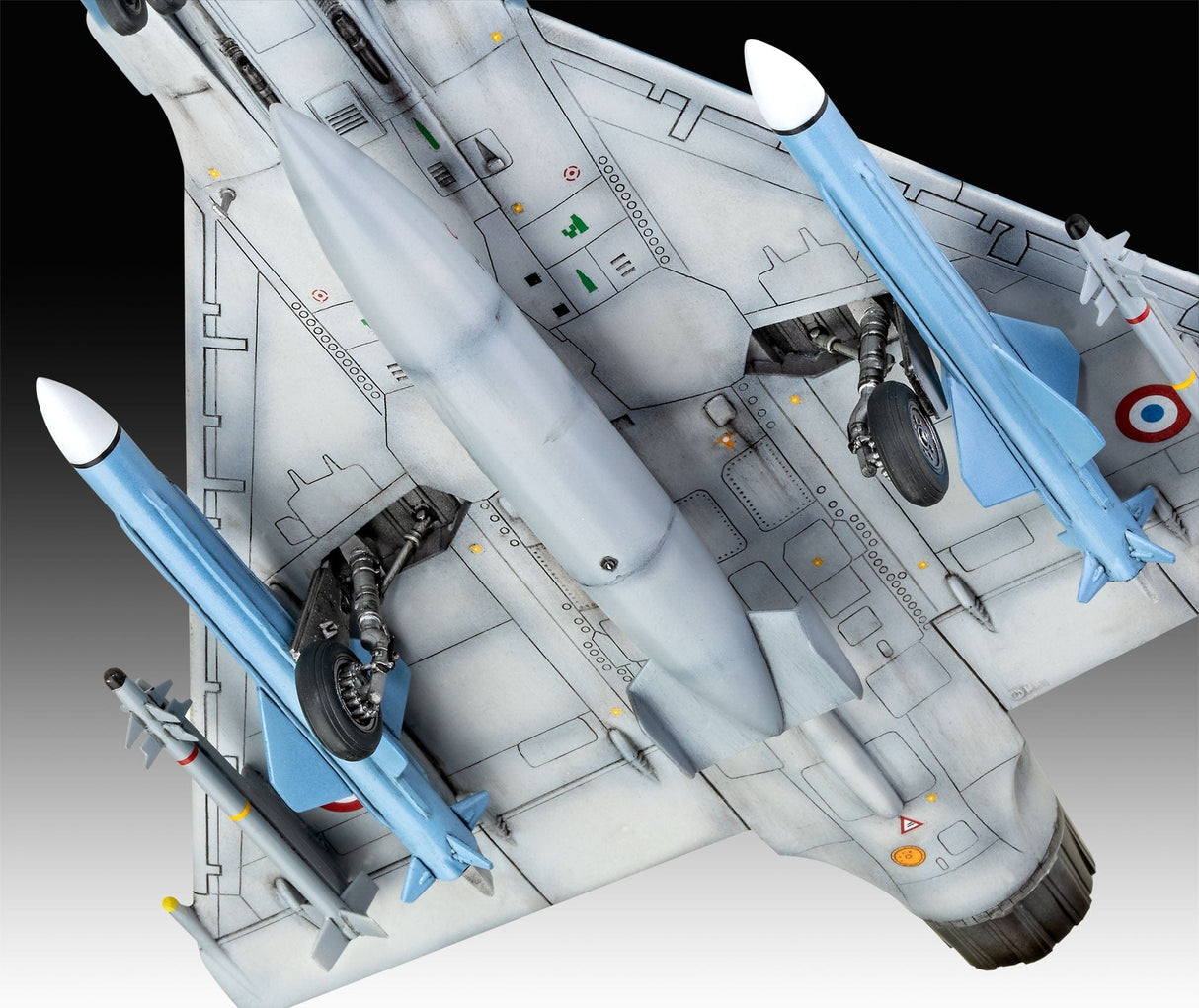 Revell 03813 1/48 Dassault Mirage 2000C Plastic Model Kit - Hobbytech Toys