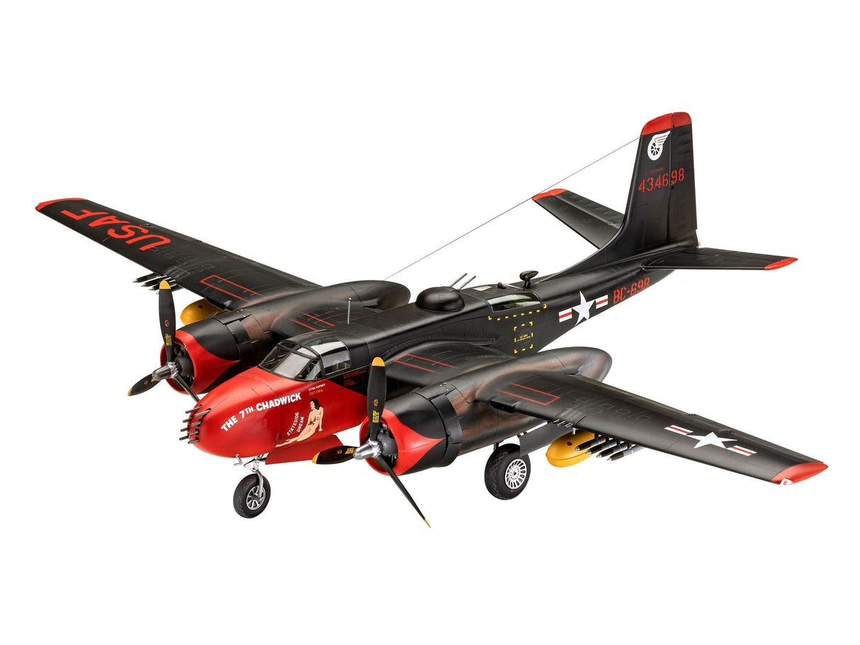 Revell 03823 1/48 B-26C Invader Plastic Model Kit - Hobbytech Toys